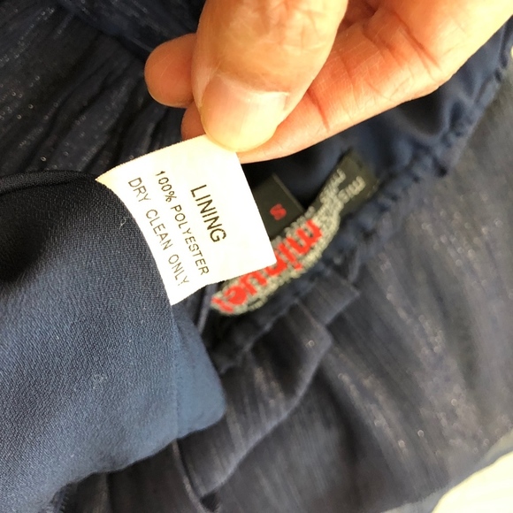 Modcloth Minuet Blue Metallic Strapless Mini Dress - Picture 5 of 5